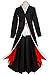 Nuoqi Mens Japanese Anime Black Cosplay Costume Set L Size CC37A-L