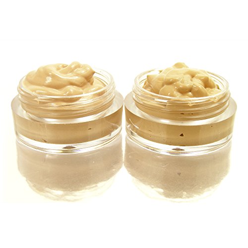 Creamy Natural Foundation, Green Beauty liquid mineral foundation with light coverage, eco friendly, cruelty free mineral cream foundation that works for mature skin. - Thumbnail 3