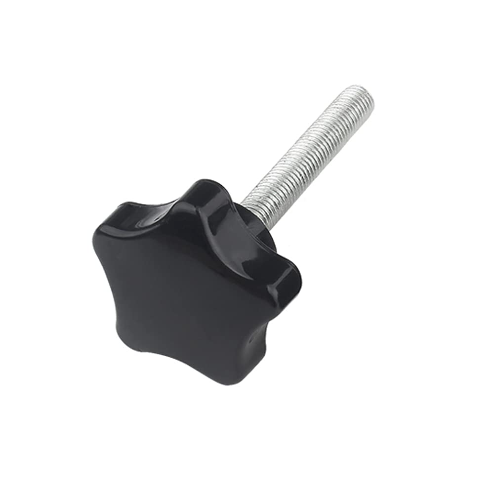 Oneyijun 4 Pcs M10 x 70mm Star Clamping Knob Grip Thumb Screw Head Diameter 38mm Knobs Nut Screws Tightening Thread Replacement Machine Handle
