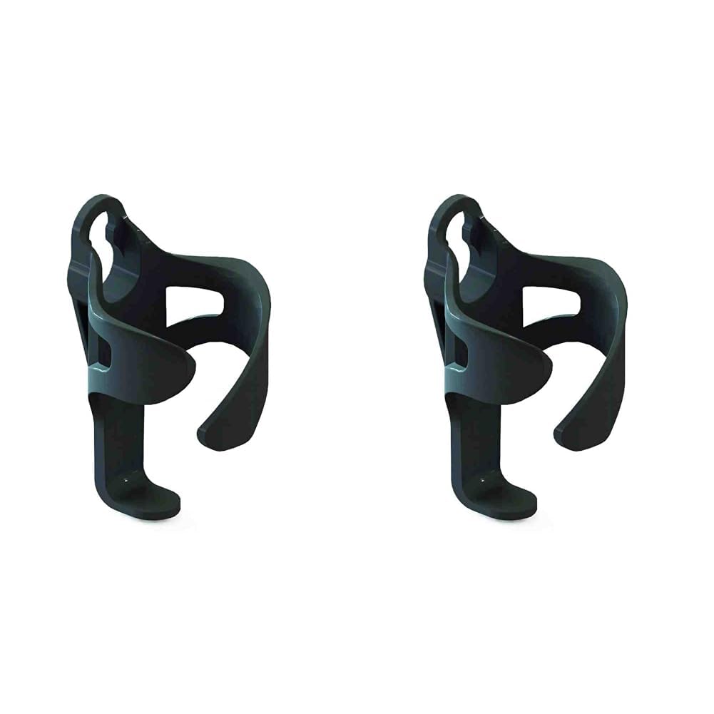 Clicgear Golf Trolley Cup Holder XL, Black (Pack of 2)