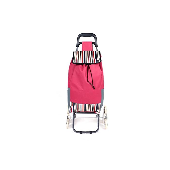 Buy Shopping Trolley, HOOHI Lightweight Folding Grocery Shopping Cart