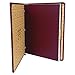 Wilson Jones 0396-11 Looseleaf Minute Book, Red Leather-Like Cover, 125 Pages, 8 1/2 x 11 Inches