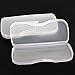 Eye Glasses Case,NNDA CO Portable Transparent Shell Case Protector Box For Clip-on Flip-up Len Glasses,Plastic