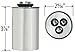 GE Genteq Round Capacitor 55 7.5 uf MFD 370 Volt Z97F9973 97F9973 by GE