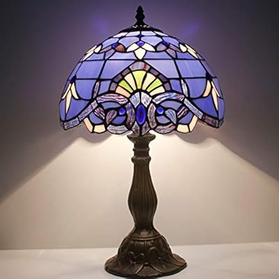 purple tiffany table lamp