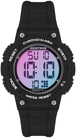 Women\'s Digital Sports Watch with 7 Color LED Light, Alarm, Stopwatch, Amazon.com: PINIDOUS Womens Watch for Women Digital Sports  main image 3
