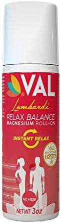 NEW VAL Magnesium Roll-on Lombardi Topical Pain Relief on Amazon | Neuropathy, Arthritis, Fibromyalgia, Plantar Fasciitis, Back Pain, Sciatica, cramps, Tendonitis, Post-Workout Recovery 100%guaranteed