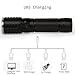 Zglon Super Bright LED Tactical Flashlight 1000 Lumens with 7 Modes High Powered Handheld LED Tac Light with Zoomable Adjustable Focus, USB Charger 18650 Rechargeable Battery
