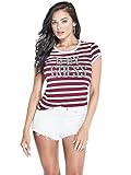 G by GUESS Women's Aubrey Sequin Logo Tee