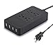 Multi Power Strip, 4 USB Charger Ports 4 Outlets 1700J Surge Protector 6ft Extension Cord Wire, Universal Multiple Charging Station Power Outlets for Outdoor Indoor Home Office Desk Travel