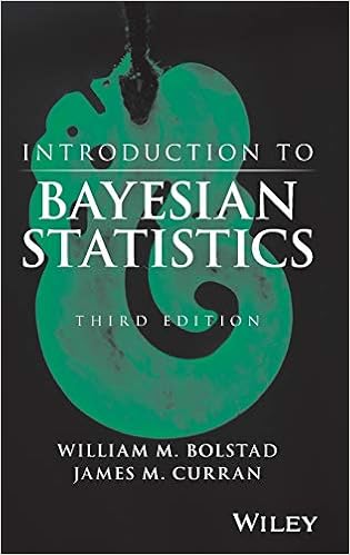 Amazon Com Introduction To Bayesian Statistics 9781118091562 Bolstad William M Curran James M Books