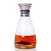 Al Faro 35oz Glass Carafe, Teapot and Decanter - 3-in-1 Pitcher for Water, Juice, Tea, Coffee, Wine - With Bonus Bamboo Coaster - Perfect Gift
