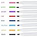 Boao 24 Pcs Magnetic Dry Erase Markers with Erasers Cap, 8 Assorted Colors Whiteboard Markers Low Odor Fine Tip Whiteboard Pens Colorful Erasable Marker for Calendar Boards