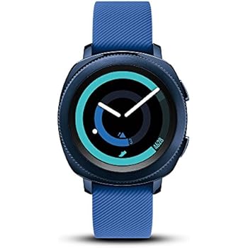 Samsung Gear Sport Smartwatch, Blue (SM-R600NZBAXAR) (Renewed)