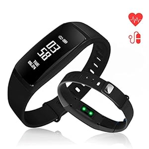 スマートウォッチ 活動量計 心拍計 血圧 歩数計 スマートブレスレット IP67防水 着信 Line SMS 通知 心拍異常 アラーム 日本語説明書