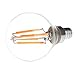 HERO-LED G14-DS-4W-WW27 Dimmable G14 E12 4W Candelabra Style LED Vintage Antique Filament Bulb, 40W Equivalent, Warm White 2700K, UL-Listed, 4-Pack