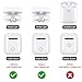 MICOK Compatible Airpods Case, Waterproof Airpods Cover, Shock Resistant Silicone Airpods Case Cover and Skin with Keychain for Airpods 1 & 2 [Not for Wireless Charging Case] , Airpods Accesssories