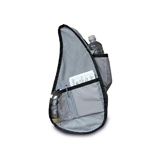 AmeriBag Small Classic Microfiber Healthy Back Bag,Black,one size