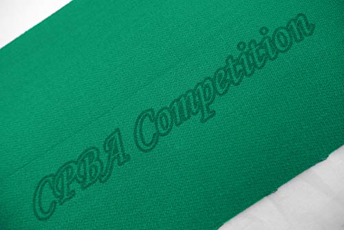 CPBA Competition Worsted Professional Pool Table Cloth â€“ Fast Speed High Accuracy Pre-Cut Bed and Rails ([Competition Grade] Yellow Green, 9' Pool Table)