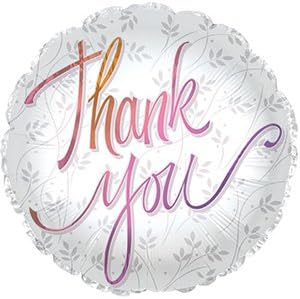 Thank You 18" Mylar Balloon Bulk (5 Pack)