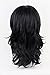 Ani·Lnc Cosplay Party Wigs Anime Long Black Cosplay Wig with free Cap