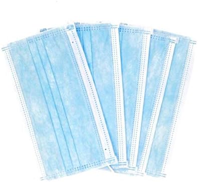 50Pcs Disposable 3-Layer Masks, Anti Dust Breathable Disposable Earloop Mouth Face Mask, Comfortable Medical Sanitary Surgical Mask