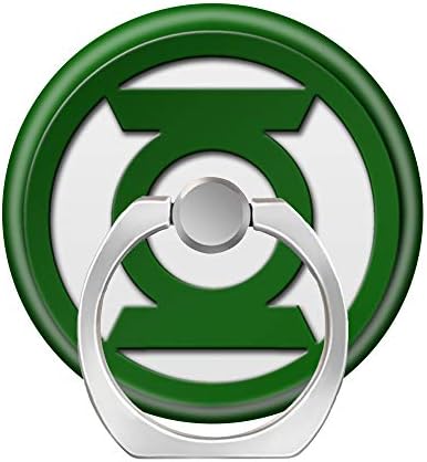 Universal Phone Grip Holder, Expanding Grip Socket for Cellphones,Rotation Pop Grip Holder for Phones, iPad and Tablet-Green Lantern