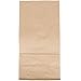 Duro 12 lb. Capacity 7 1/16” x 4 ½” x 13 ¾” Kraft Brown Paper Bag - 40# Basis Weight 250 Ct.