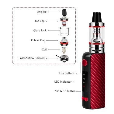 Aromatherapy Large Smoke Tank Auxiliary Smoking Cessation Tool Atomizer-with Optional Power