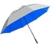 Suntek 68" Reflective UV Protection Windcheater Umbrella with Vented Double Canopy (Silver/Blue) primary