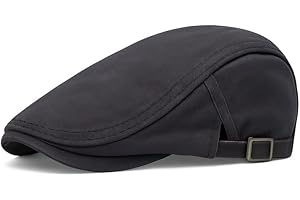 Vintage Cotton Ivy Flat Cap – Lightweight Adjustable Driving Hat for Men & Women, Classic Newsboy Style for All Seasons