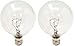 GE Lighting 17730 5555, 2 Count (Pack of 1), Crystal Clear