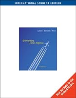 Elementary Linear Algebra 0495829234 Book Cover