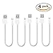 INN LIFE GN170312003 Lightning Cable, 1' Short Lightning to USB Cable for iPhone 6/6 Plus/6s/6s Plus, iPhone 5 5c 5s, iPad Mini, iPad Air, iPod Touch, iPod - White - 4 Piece