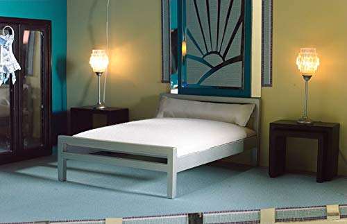 The Dolls House Emporium 'Chrome' Double Bed
