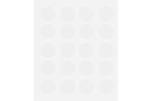 Create idea 20Pcs Guitar Fret Board Markers Inlay Stickers 6.35x0.07mm for Folk Electric Guitar White