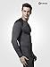 TSLA Men's UPF 50+ Compression Shirts, Cool Dry Long Sleeve Athletic Tops, Sports Baselayer Workout Shirt, Zero Grey, XX-Large