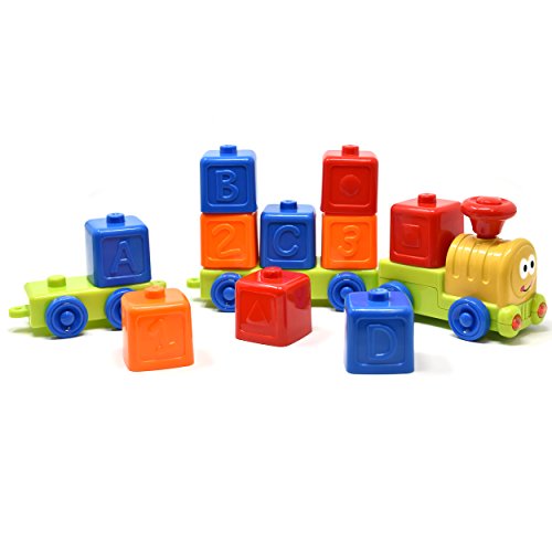 My First Train Set – Sound and Light Musical ABC, Number and Stack and Sort Train for Baby, Toddler and Kids, the Best Early Explorer Education Toy for Children