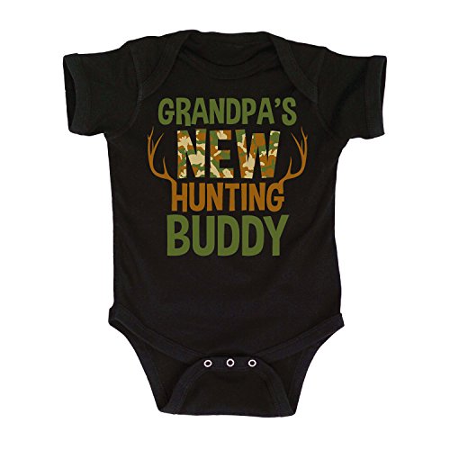 Instant Message Grandpas New Hunting Buddy-Infant One Piece-12M - Thumbnail 4