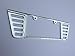C7 Corvette Chrome Engraved Rear License Frame - CNC Machined Billet Premium