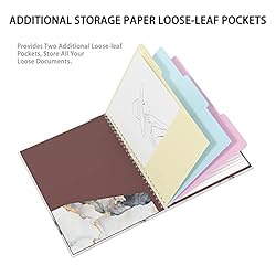 Rimilak Spiral Clipboard Folio with Refillable
