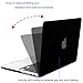 Mosiso Plastic Hard Case with Keyboard Cover with Screen Protector Only Compatible MacBook Pro 13 Inch with Retina Display No CD-ROM (A1502/A1425, Version 2015/2014/2013/end 2012), Black
