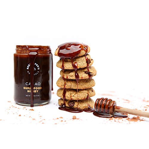 Superfood Cacao Honey by Beekeeper's Naturals | 500g of 100% Raw, Sustainably Sourced Enzymatic Honey | Raw Ecuadorian Cacao | Gluten Free & Nut Free
