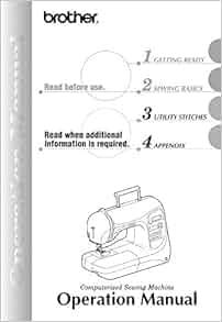 Brother NX 400 Sewing Machine Owners Instruction Manual
