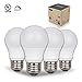 Thinklux LED A15 Appliance & Ceiling Fan Light Bulb, 6W (60W Equal), 3000K (Warm White), Dimmable (Pack of 4) for Ceiling Fans and Appliances