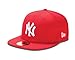 MLB New York Yankees Scarlet with White 59Fifty Baseball Cap, 6.5-Inch