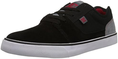 DC Men's Tonik Skate Shoe, Black/Grey/Red 1, 11.5 M US