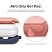 elago Silicone Case for Samsung Galaxy Buds Plus (2020) / Galaxy Buds (2019) [Body-Jean Indigo/Top-Peach]