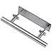 Orgerphy 12 Inch Stainless Barn Door Handle Set | Stainless Round Heavy Duty Solid 304 Gate Pull Handle | for Barn Door Gates Garages Sheds