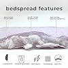 Great Bay Home 2-Piece Reversible Quilt Set with Shams. All-Season Coastal Beach Theme Bedspread Coverlet. Fenwick…